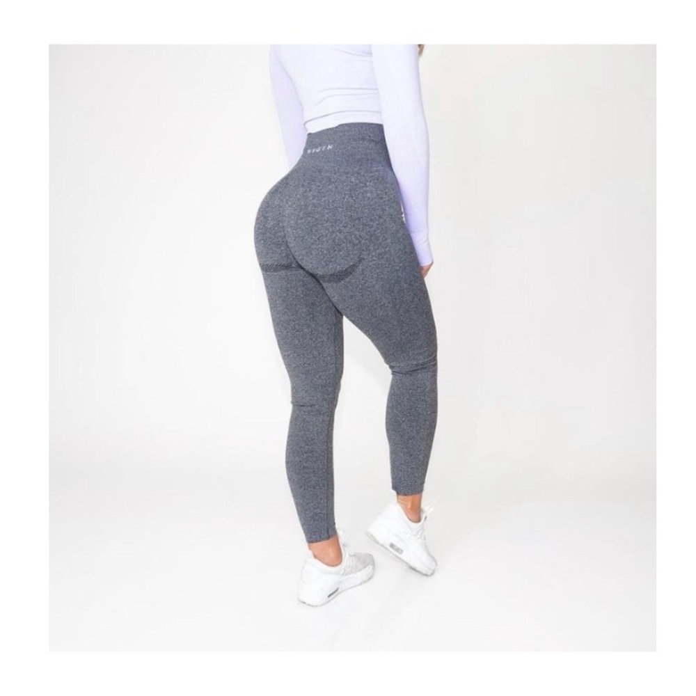 NVGTN BLACK SPECKLED SEAMLESS LEGGINGS XS